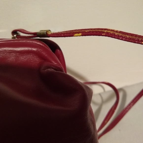 Red Vinyl Purse - Picture 2 of 3